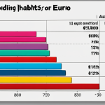 **Prompt:** A vibrant, colorful graph visualizing personal spending habits, highlighting areas of significant expenditure in Euros, resembling a financial dashboard. The scene should evoke a sense of clarity and control over finances.